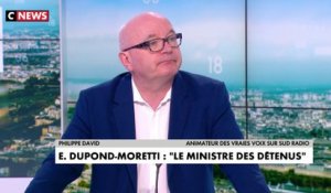 Philippe David : «Si Eric Dupond-Moretti est le ministre des détenus, alors qui est le ministre des victimes?»