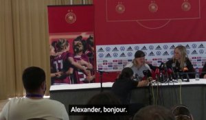 Finale - Alexander Popp remplace Alexandra en conférence de presse