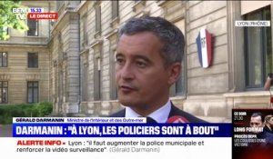 Gérald Darmanin, à Lyon: "Il faut installer ces caméras" de vidéosurveillance
