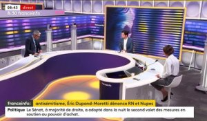 Accusations d’antisémitisme contre le RN : "Monsieur Dupond-Moretti s’agite sur des histoires qui sont de l'ordre du fantasme", affirme Jean-Philippe Tanguy
