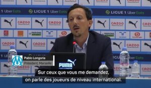 Marseille - Longoria : "Veretout et Sanchez sont des joueurs de niveau international"