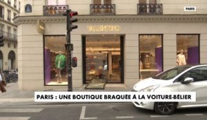 Paris : un magasin de luxe attaqué à la voiture-bélier, le suspect interpellé