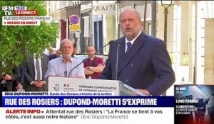 Éric Dupond-Moretti: "Lorsque la communauté juive est prise pour cible, c'est la République française toute entière qui est touchée"