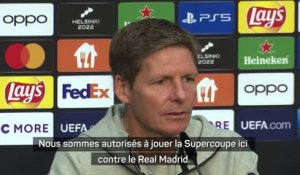 Supercoupe de l'UEFA - Glasner : "Pas d'appréhension avant d'affronter le Real Madrid"