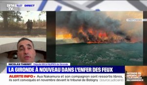 Nicolas Thierry, député EELV-Nupes de Gironde, demande "une base de Canadairs permanente" dans le département