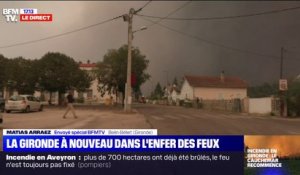 Incendie en Gironde: Belin-Béliet devient une ville fantôme