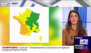 Canicule: 19 départements placés en vigilance orange par Météo France