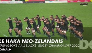 Le haka néo-zélandais - Springboks / All Blacks - Rugby Championship 2022