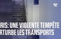 Paris: une violente tempête perturbe le métro et la circulation