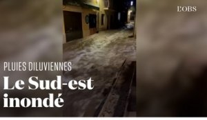 Le Vieux-Port inondé : les orages frappent aussi le sud-est de la France
