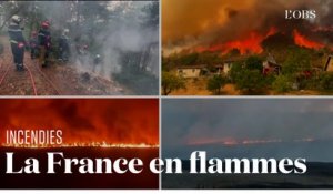 Gironde, Bretagne, Jura... Les images d'une France qui brûle