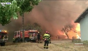 LIGNE ROUGE - Sauvegarder les habitations en période d'incendies, une mission primordiale pour les pompiers mobilisés