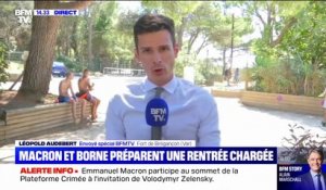 La rentrée s'annonce chargée pour Emmanuel Macron, qui dînera ce soir avec Élisabeth Borne, à la veille du Conseil des ministres