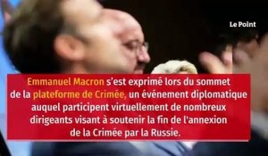 Macron appelle à n’avoir « aucune faiblesse » face à la Russie