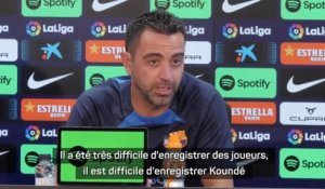 Barça - Xavi : "Nous sommes optimistes pour Koundé"
