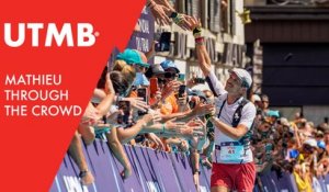 UTMB Mont-Blanc 2022 -  UTMB - Through the crowd with Kilian Jornet