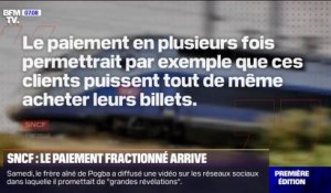 SNCF: le paiement fractionné des billets de train arrive