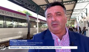 Le Journal - 29/08/2022 - TRANSPORT : Reprise de la ligne SNCF entre Tours et Loches