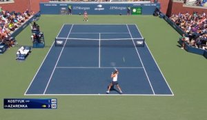 Kostyuk  - Azarenka - Les temps forts du match - US Open