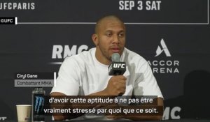 UFC - Gane : "Le bon stress de l'avant-combat"