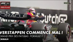 Max Verstappen à l'arrêt sur le circuit ! - Grand Prix des Pays-Bas - F1