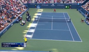 Schwartzman -  Tiafoe - Les temps forts du match - US Open
