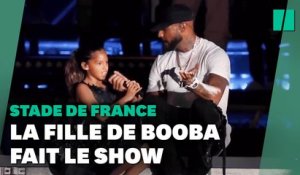 Au Stade de France, Booba fait chanter sa petite fille Luna