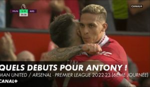 Antony marque pour son premier match avec Man United contre Arsenal - Premier League 2022-2023