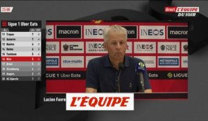 Favre : « Je suis très déçu » - Foot - L1 - Nice