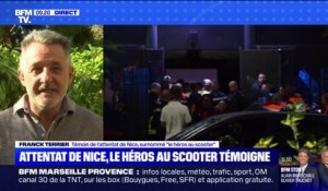 Franck Terrier, témoin de l'attentat de Nice: "Pour moi le statut de héros, c'est trop"