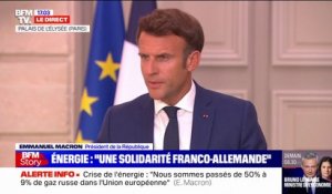 Emmanuel Macron: "Nous sommes favorables à des pratiques d'achat commun du gaz"