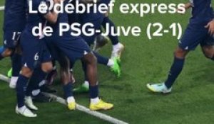 Le débrief express de PSG-Juventus
