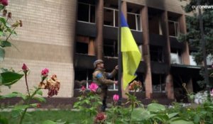 Ukraine : Zelensky se rend à Izioum, ville clé reprise aux Russes