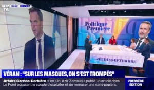 Olivier Véran fait son mea culpa sur les masques dans un livre à paraître aujourd'hui