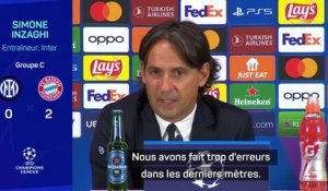 Groupe C - Inzaghi : "C'est clair que nous avons rencontré la meilleure équipe d'Europe"