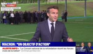 Conseil national de la refondation: les absents "ont tort", mais "la porte sera toujours ouverte", assure Emmanuel Macron