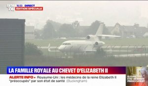 Elizabeth II: l'avion privé de la famille royale arrive à Aberdeen