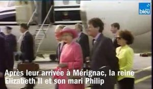 Quand la reine Elizabeth II était en visite à Bordeaux en 1992