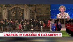 Bertrand Deckers :  «Le prince Charles va être la transition entre Elizabeth II et le prince William»