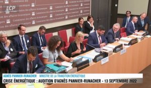 Audition à l'Assemblée nationale - Crise énergétique : audition d'A. Pannier-Runacher