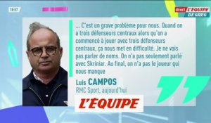 Campos «pas satisfait à 100%» du mercato - Foot - L1 - PSG