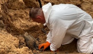 Des signes de «mort violente» sur «99% des corps» exhumés à Izioum en Ukraine