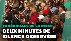 Funérailles d'Elizabeth II: le Royaume-Uni observe deux minutes de silence