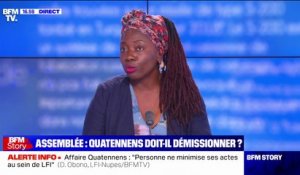 Danièle Obono, sur l'affaire Quatennens: "Il sera en retrait de son travail parlementaire, mais il n'est pas interdit d'hémicycle"
