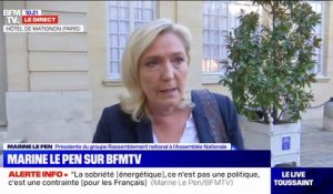Retraites: en cas de 49.3, Marine Le Pen assure que le RN déposera une motion de censure à l'Assemblée