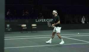Laver Cup - Premier entraînement pour Roger Federer