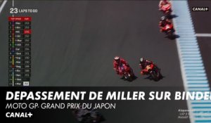 Dépassement de Miller sur Binder - Grand Prix du Japon - MotoGP