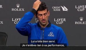 Laver Cup - Djokovic explique ses douleurs au poignet droit