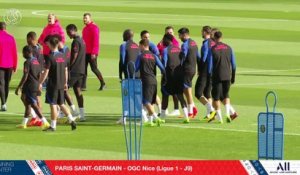 Replay :  15 minutes d'entraînement avant Paris Saint-Germain - OGC Nice