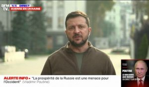 Volodymyr Zelensky: "Nous voulons faire ces négociations avec un autre président de la Russie"